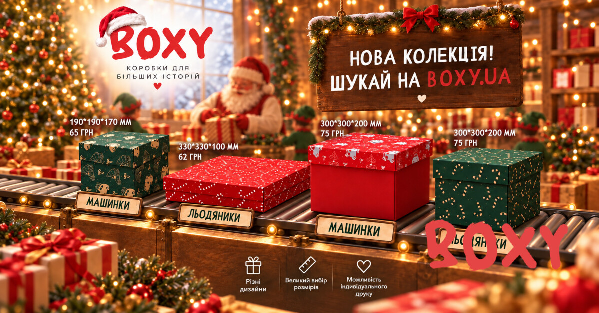 новорічне пакування, новорічні коробки